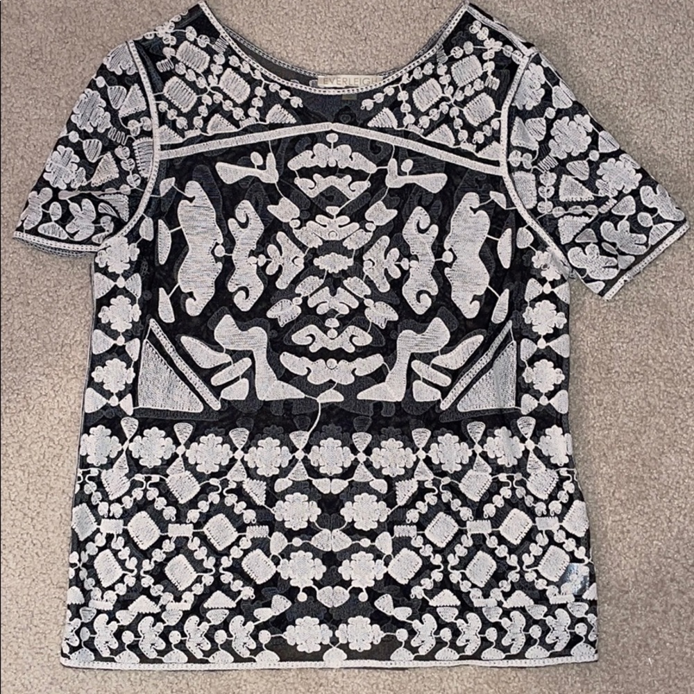 NWOT Boutique Lace Blouse